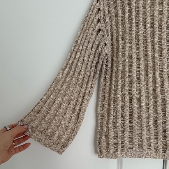 Open Knit Pullover Lightweight Sweater - Picture 3 of 8